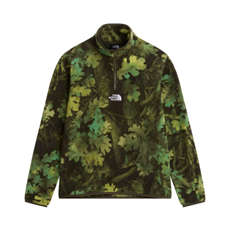 The North Face - Novelty Logo Glacier 1/4 Zip - Print New da uomo