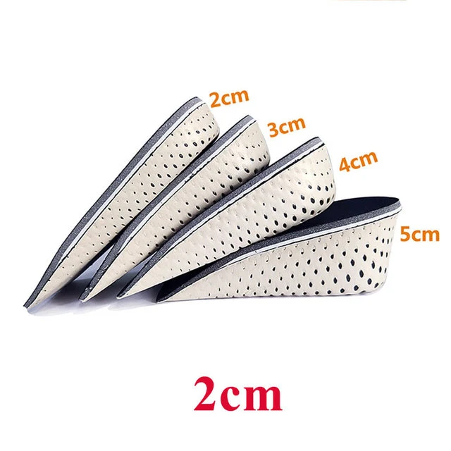 Arch Support Unisex 2-5 CM Sottopiede invisibile con suola rialzata