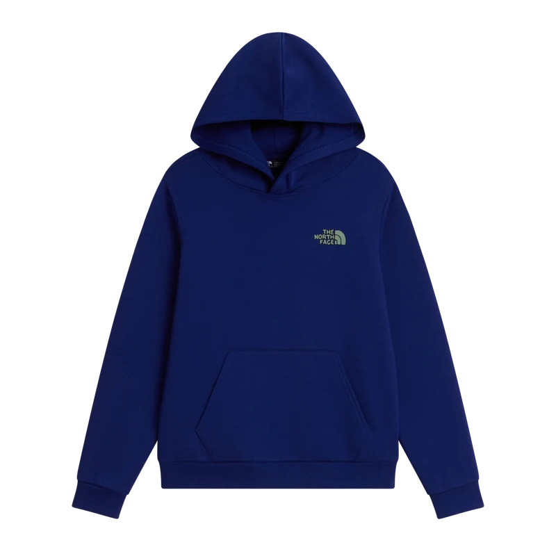 The North Face - Teen B Outdoor Regular Hoodie - Graphic Bold Blue