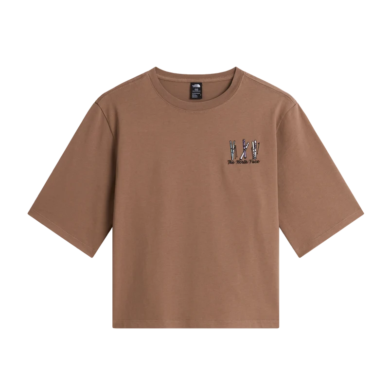 The North Face - Ski Embro Boxy Ss Tee-graphic da donna