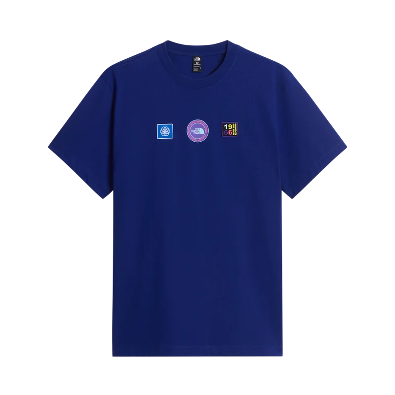 The North Face - Explorer Badges Rlx SS Tee-Graphic Bold Blue unisex