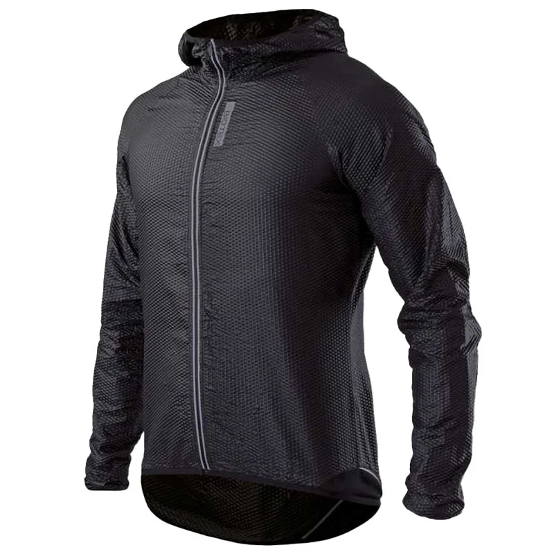 Giacca uomo Mantellina Windjacket 3D con cappuccio
