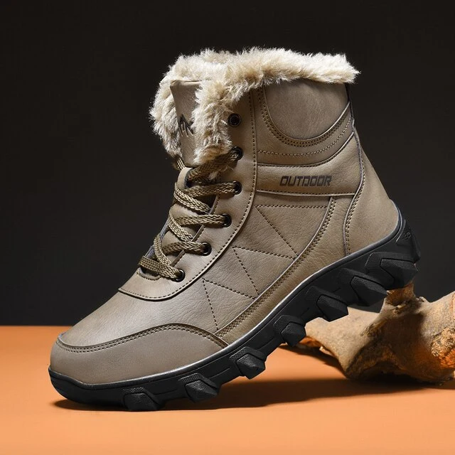 Scarpe invernali antiscivolo Stivali da neve per uomo