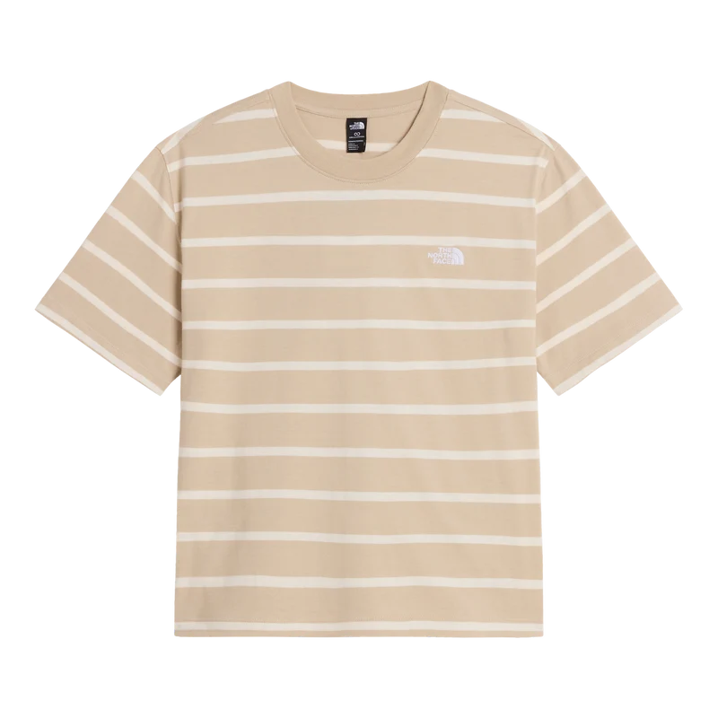The North Face - Vista Stripe Short Sleeve Tee Grounded Plum da donna