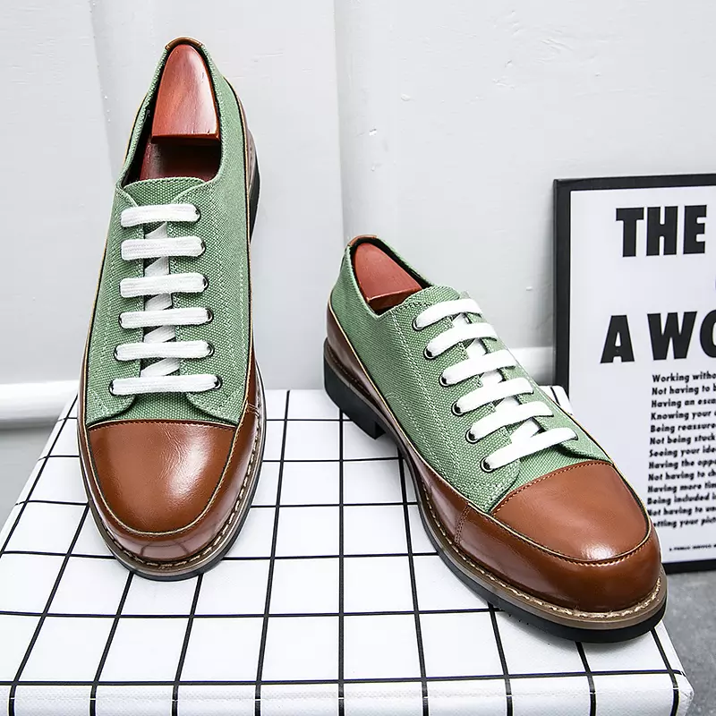 Scarpe Oxford Scarpe con plateau per giovani maschi