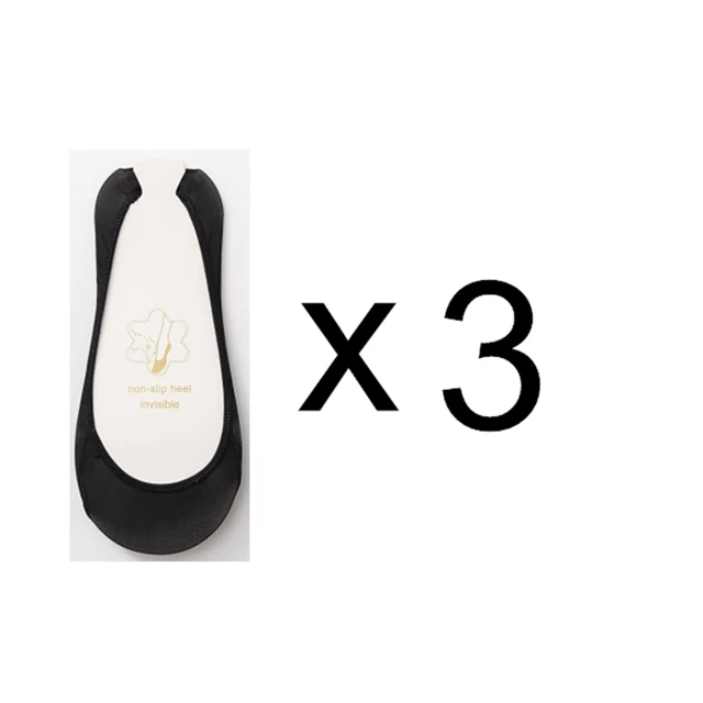 Calzini da barca da donna, set da 3 paia
