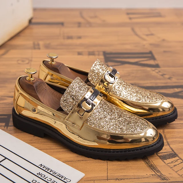 Scarpe argento da uomo
