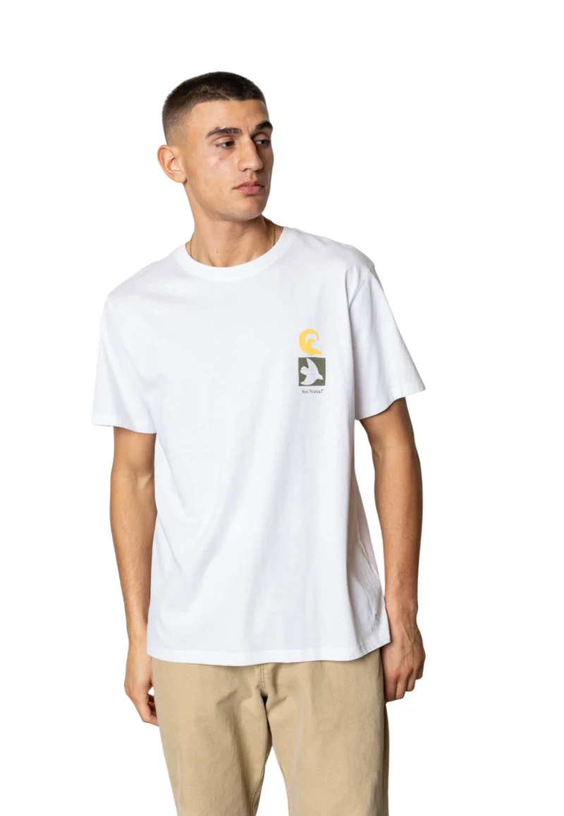 FAT MOOSE FLORIAN ORGANIC COTTON T-SHIRT UOMO