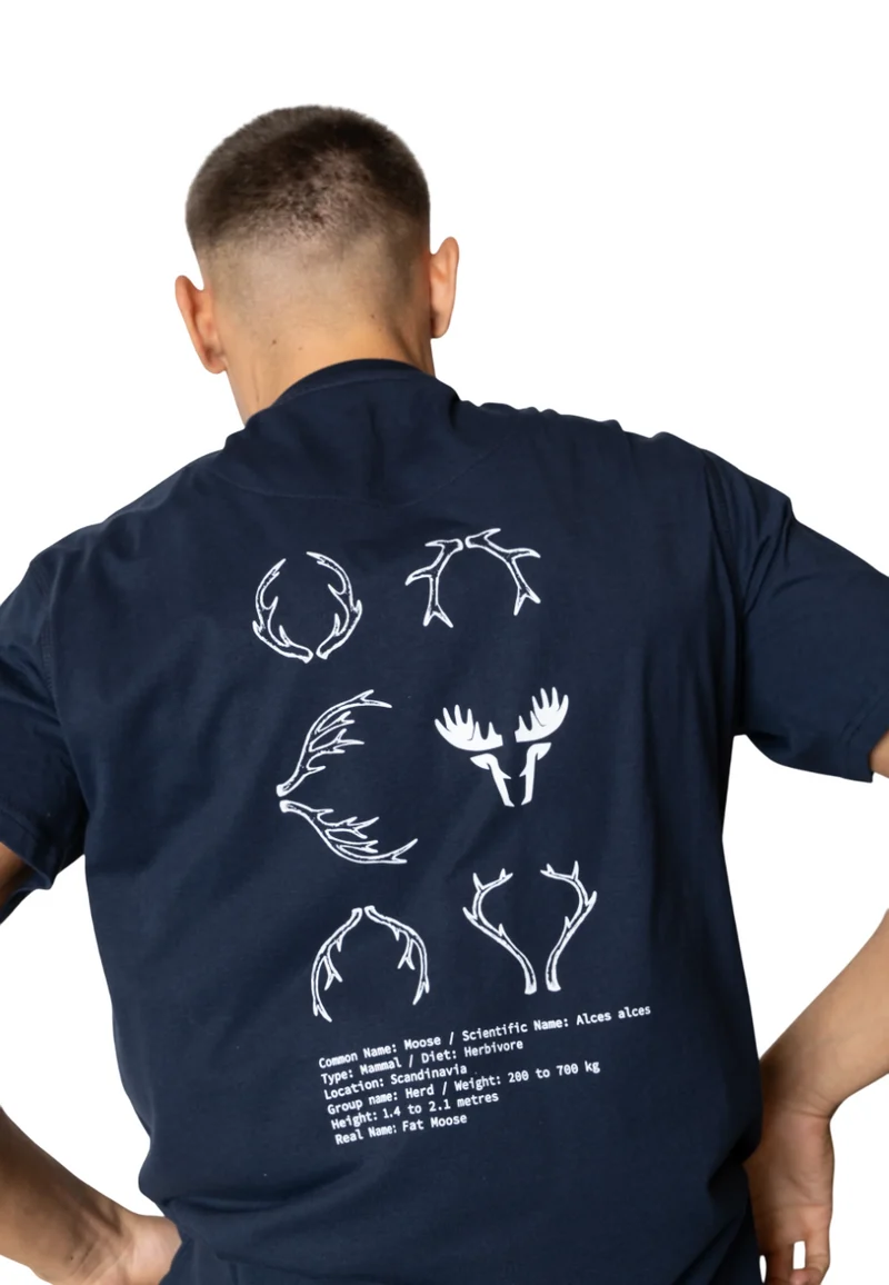 FAT MOOSE IAN COTTON T-SHIRT UOMO