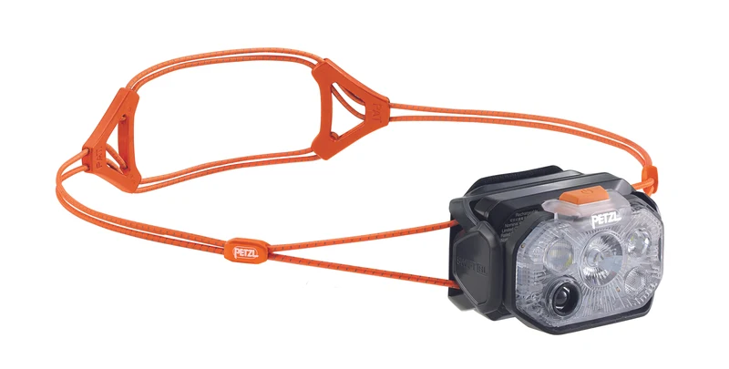 PETZL SWIFT RL - Lampada frontale ultrapotente e ricaricabile, con fascia elastica ultrasottile, dotata della tecnologia REACTIVE LIGHTING. 1200 lumen