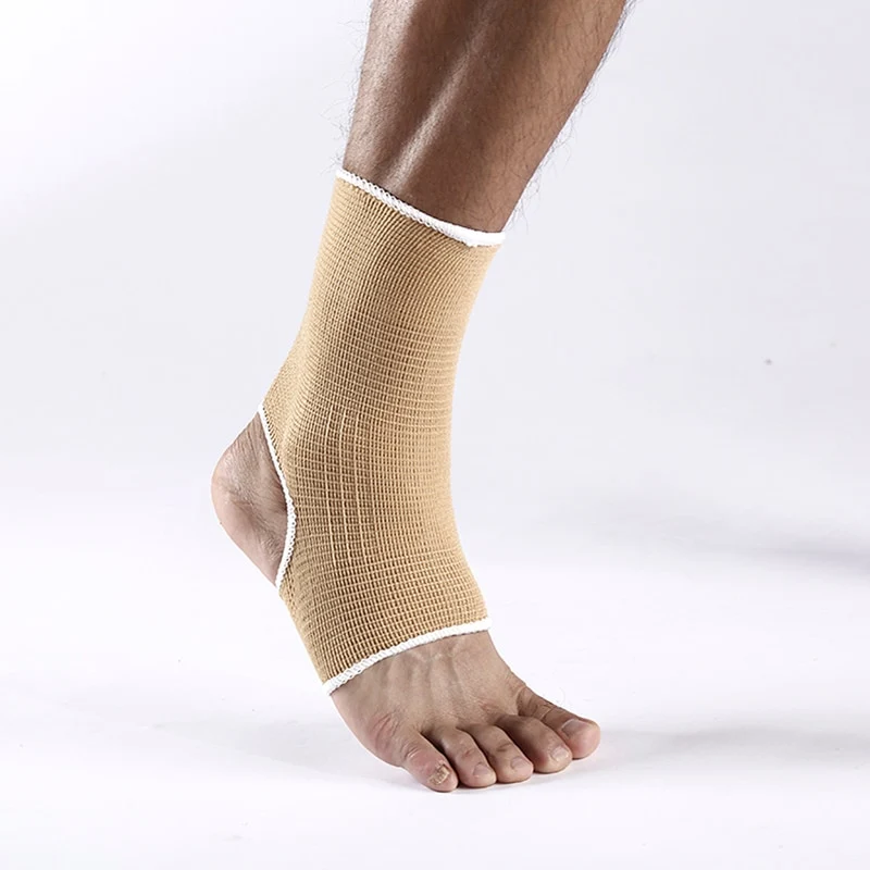Supporto per caviglia Compressione Piede Bendaggio elastico Manicotto avvolgente Tutore Kit Protezione per caviglia Sollievo sportivo Dolore nakefit tobilleras (Khaki)