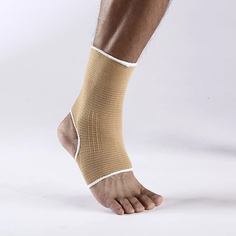 Supporto per caviglia Compressione Piede Bendaggio elastico Manicotto avvolgente Tutore Kit Protezione per caviglia Sollievo sportivo Dolore nakefit tobilleras (Khaki)