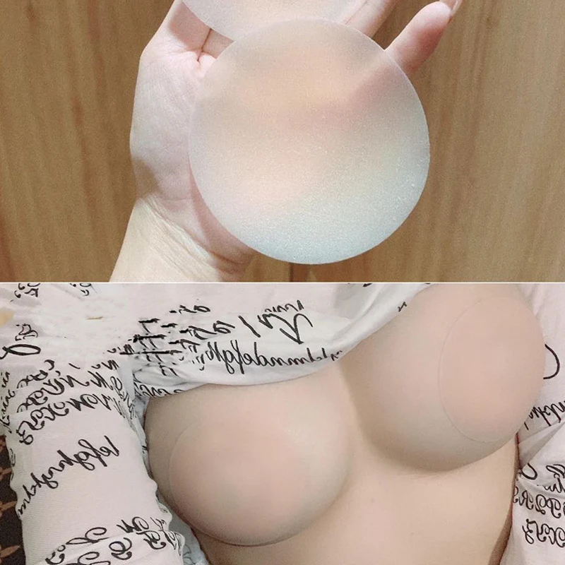 Capezzolo in silicone traspirante toppa areola invisibile anti-urto sul petto