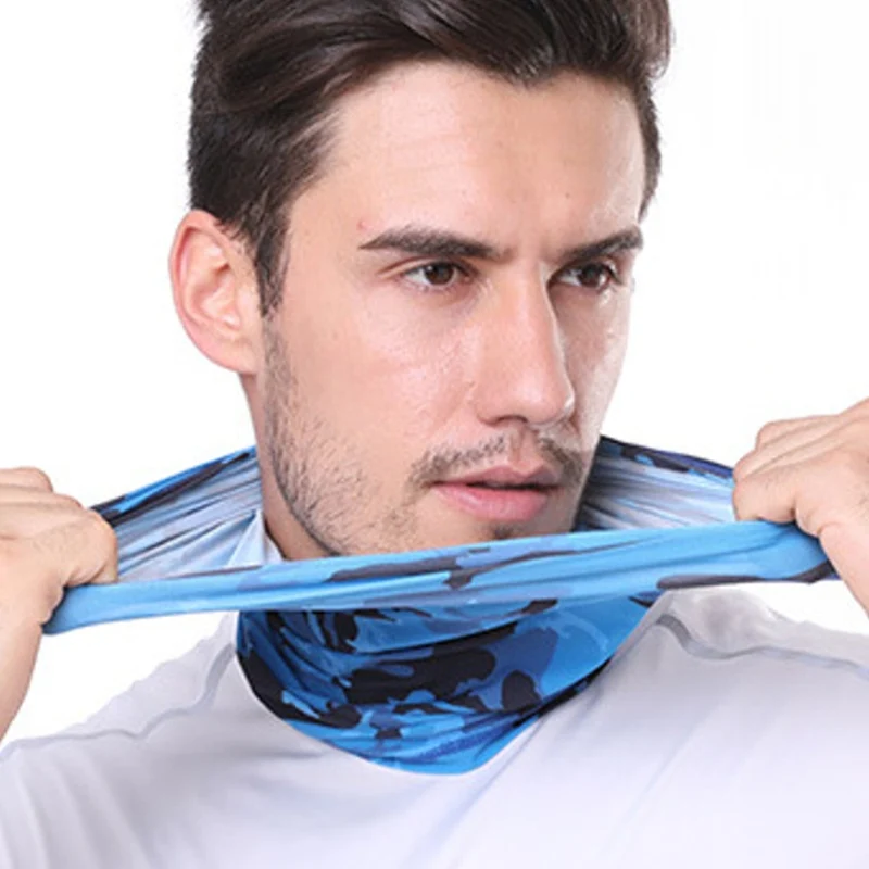 Scaldacollo invernale in pile Scaldacollo Maschera per il viso Sciarpa termica tubolare da motociclista Passamontagna da pesca Sci Snowboard Bandana Uomo