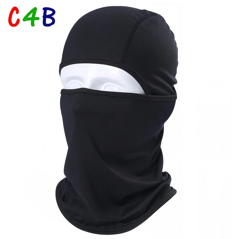 Moto Passamontagna Maschera integrale Scaldino antivento Traspirante Airsoft Sci Snowboard Shield Cappelli anti-UV Cappellino per casco Cappello