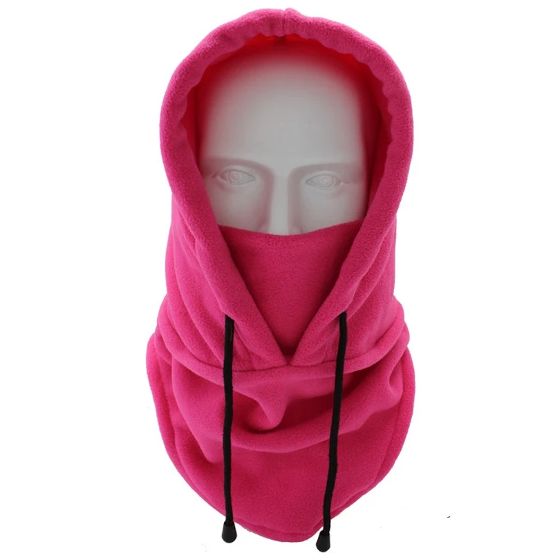 Passamontagna invernale in pile con maschera integrale