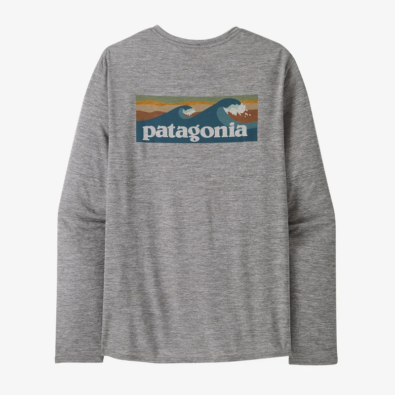 Patagonia - Men's L/S Cap Cool Daily Graphic Shirt - Waters