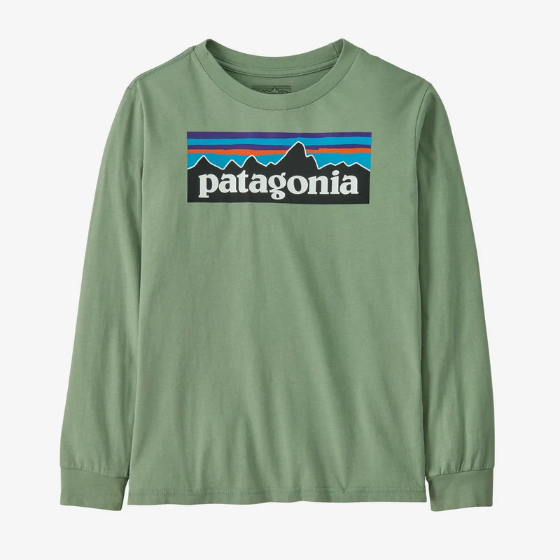Patagonia - Kids' Long-Sleeved P-6 Logo T-Shirt