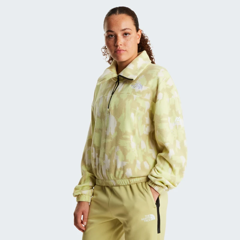 The North Face - Mountain Athletics Fleece 1/4 Zip-Prin da donna