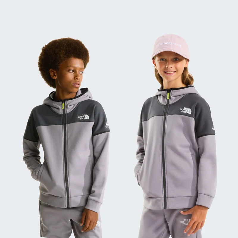 The North Face - Felpa con cappuccio Mountain Athletics da ragazzi