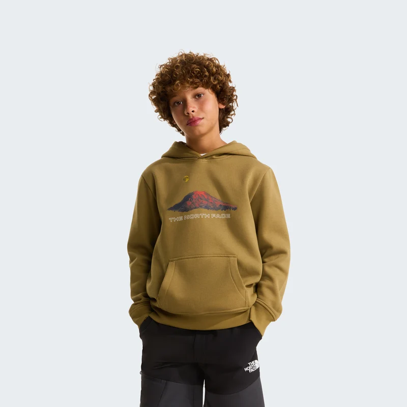The North Face - Felpa con cappuccio Mountain Night Relaxed da ragazzo