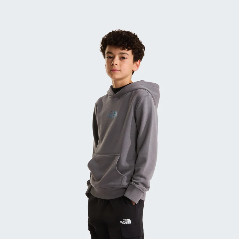 The North Face - Felpa con cappuccio Liquid Logo Regular da ragazzo
