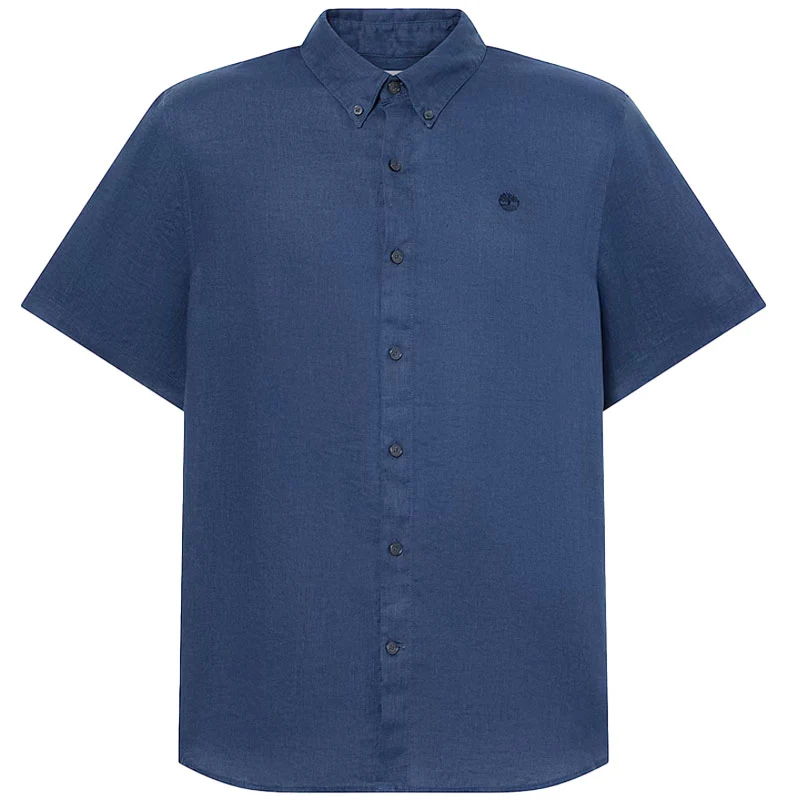 Camicia uomo Lino Manica corta