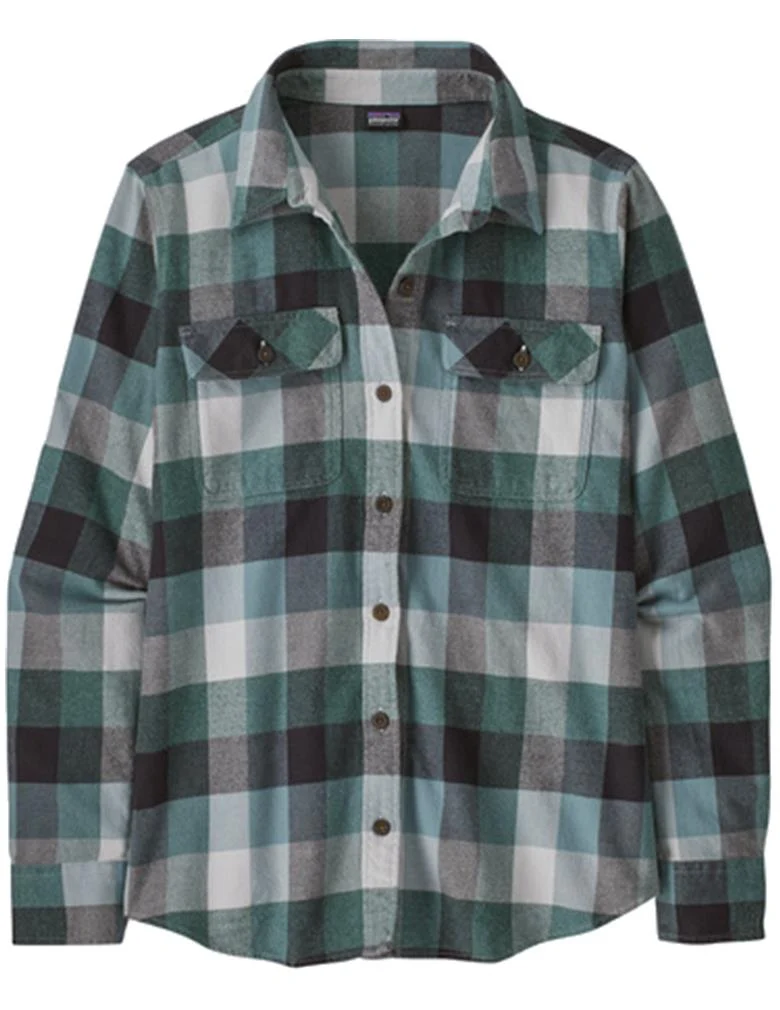 Patagonia organic cotton midweight fjord flannel shirt donna