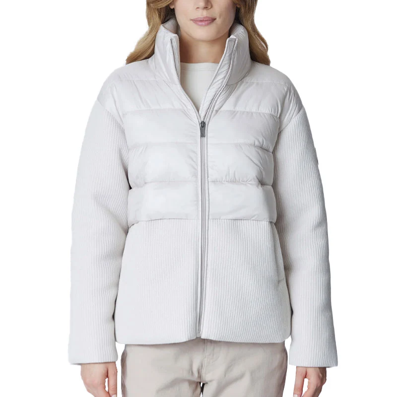 Giacca donna Tessuto Bimaterico