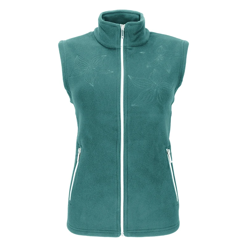 Gilet donna stampa rose