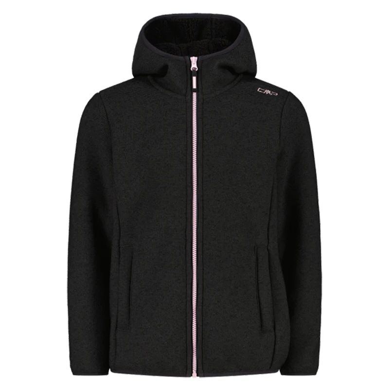 Giacca bambina knit tech melange